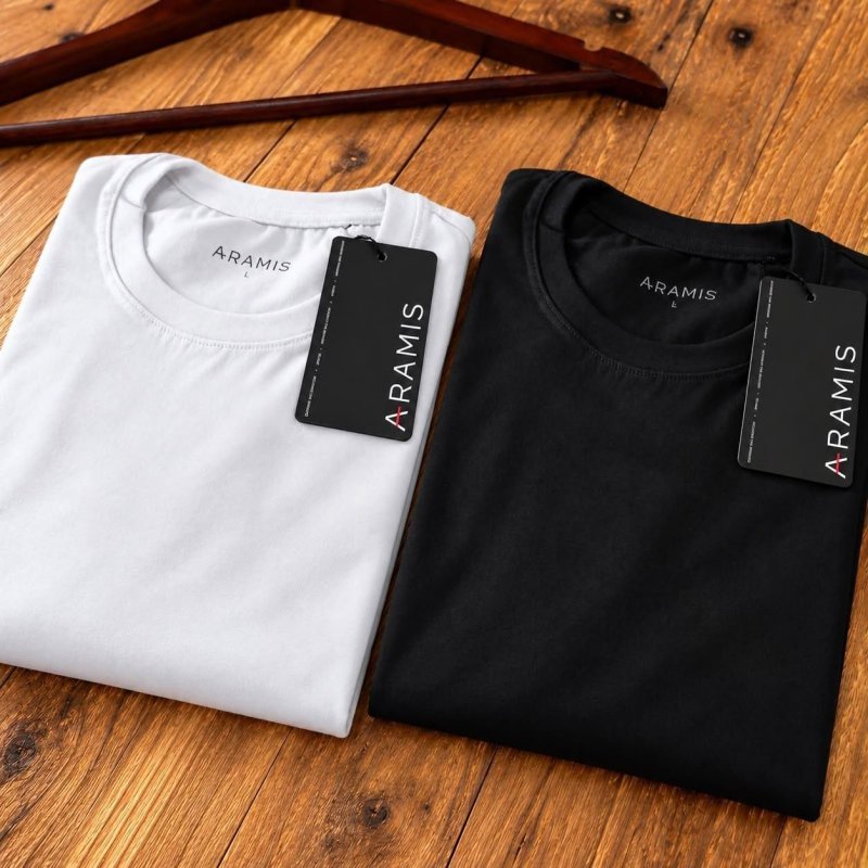 Kit 2 Camiseta Aramis Básica