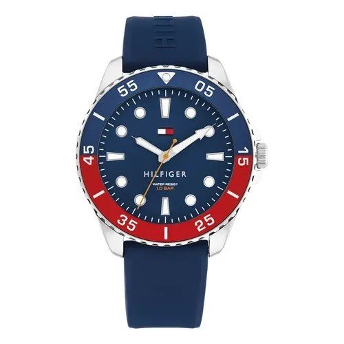 Relógio Tommy Hilfiger Masculino Borracha Azul 1792200