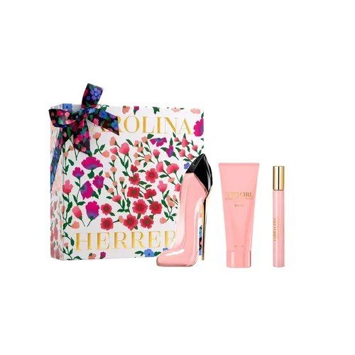 Kit Presente Perfume Feminino Good Girl Blush Carolina Herrera Edp 80ml + Hidratante Corporal + Perfume Miniatura 10ml