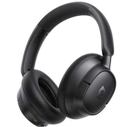 Headphone Baseus Bass BH1 NC Cinza com ANC, Áudio Hi-Res e até 80h de Bateria