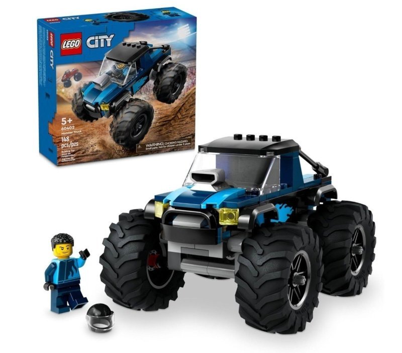 LEGO Set City Great Vehicles 60402 Monster Truck Azul
