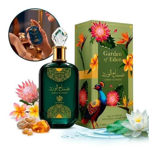 Perfume Sabah Al Ward Garden Of Eden 100ml Hannity Cosmeticos