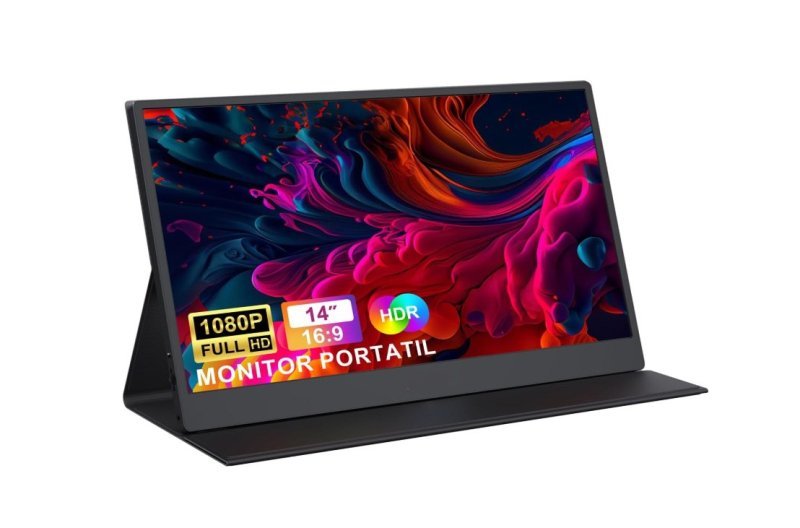 Bettdow Monitor Portátil 14", FHD 1080P