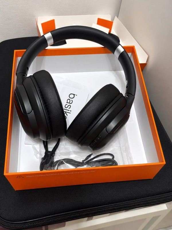 Headset Bluetooth Redução De Ruído Do Anc Hifi Basike