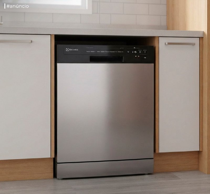 Lava-Louça Electrolux 8 Serviços Inox com Programa Lava & Seca 50 minutos