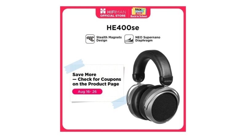 Headphone Planar Magnético Hifiman He400se