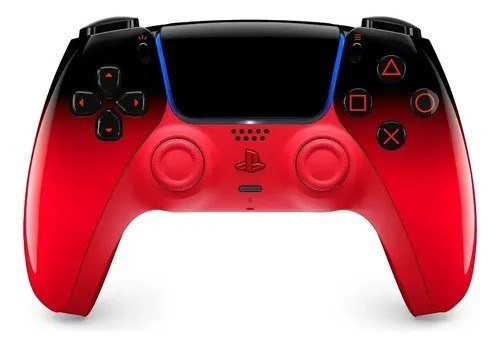 Controle Sem Fio Sony DualSense Hyperpop para PS5, Vermelho Techno Red