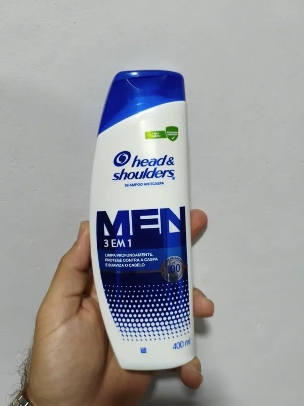 Head & Shoulders Shampoo Anticaspa Men 3 em 1, 400 ml