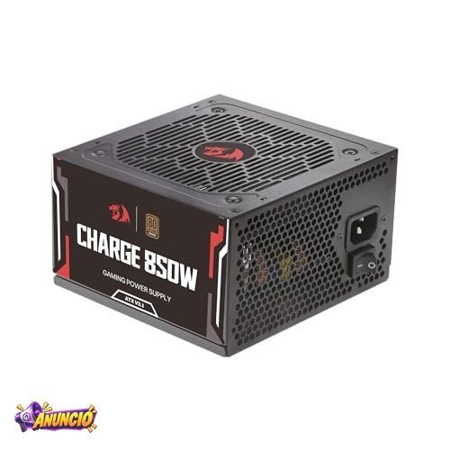 Fonte Redragon Charge 850W, ATX 3.1, 80 Plus Bronze, PFC Ativo, Capacitores Japoneses, Preto, FRC-850
