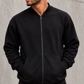 Blusa De Moletom Com Zíper Canguru (P ao G1)