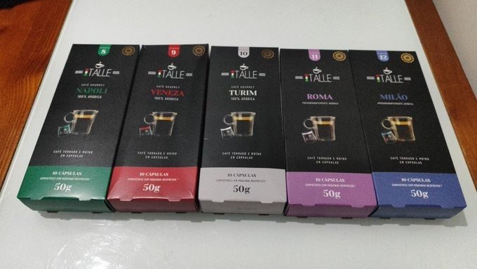 Cafe Italle 50 Cápsulas Compatíveis c/ Nespresso + Frete Grátis