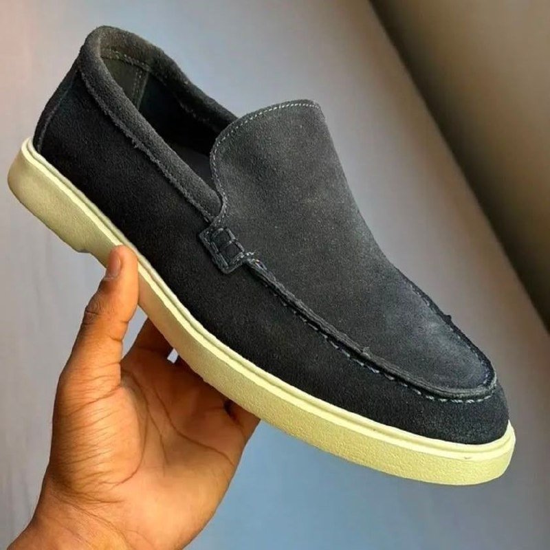 Mocassim Masculino Em Camurça Linha Esporte Fino Old Money