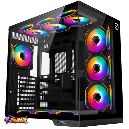 Gabinete Aquário Kalkan Skye ATX Vidro Temperado USB 3.0 Preto KLK00041
