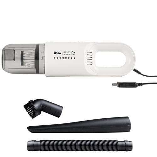 WAP Aspirador de Pó de Mão HANDSON à Bateria, Portátil, 110ml, com Filtro Lavável, 50W 7,4VDC