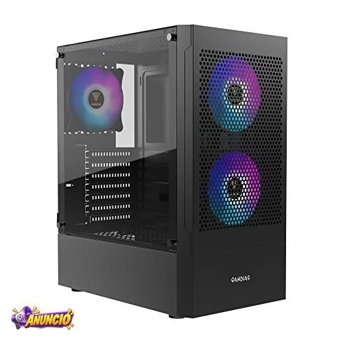 Gabinete Gamer Gamdias Talos E3 Mesh ATX Micro-ATX Mini-ITX 3 Fans 120mm ARGB Preto TALOS E3 MESH