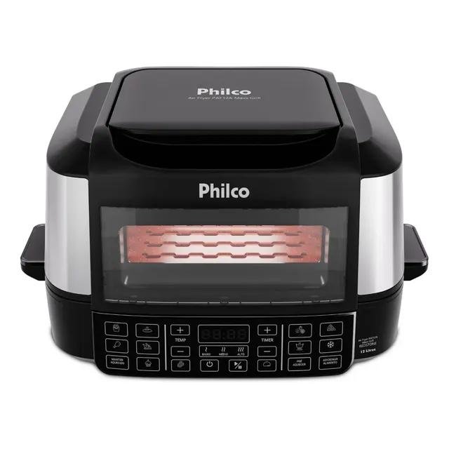 Fritadeira Air Fryer Philco Paf12a Preto Com Acabamento Em Inox - 127V