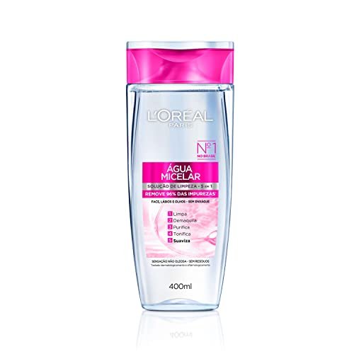 L'Oréal Paris Dermo Expertise, Água Micelar Purificante 5 em 1, 400ml