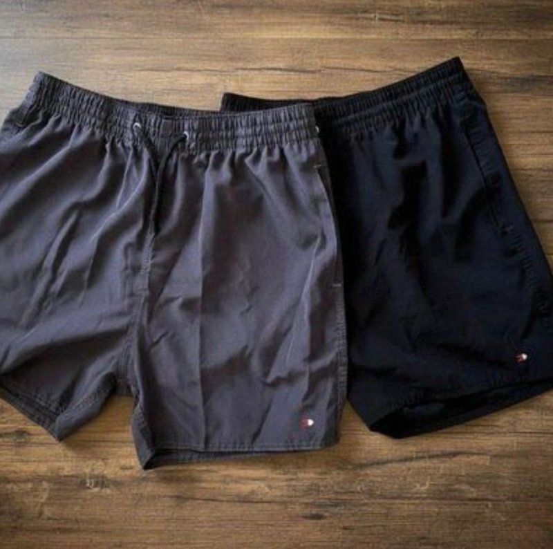 Kit 2 Shorts Bermuda Tactel Elástico Sandrini Academia Sport (P ao GG)
