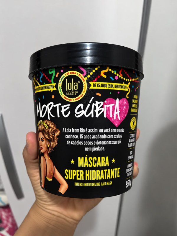 Máscara Capilar Morte Súbita 15 Anos 950g - Lola from Rio