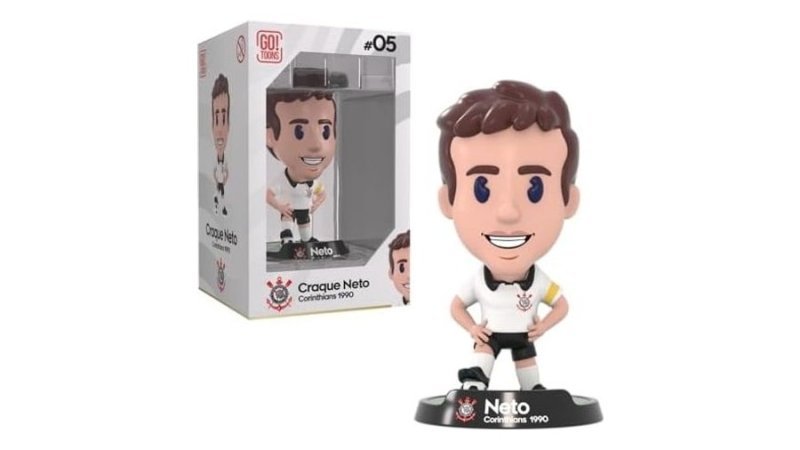 Craque Neto Corinthians 1990 Miniatura Oficial