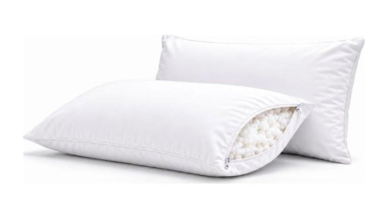 Kit 2 Travesseiros Antialérgicos Laváveis Extra Macios para Dormir