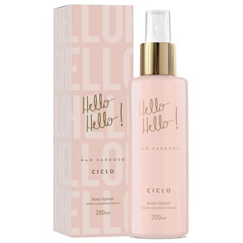 Body Splash Ciclo Hello Hello Nah Cardoso, 200ml