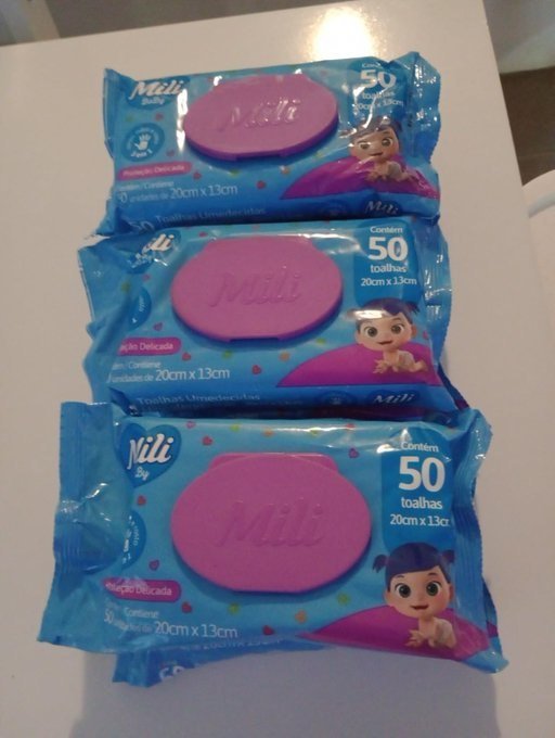 LENÇO UMEDECIDO DA MILI