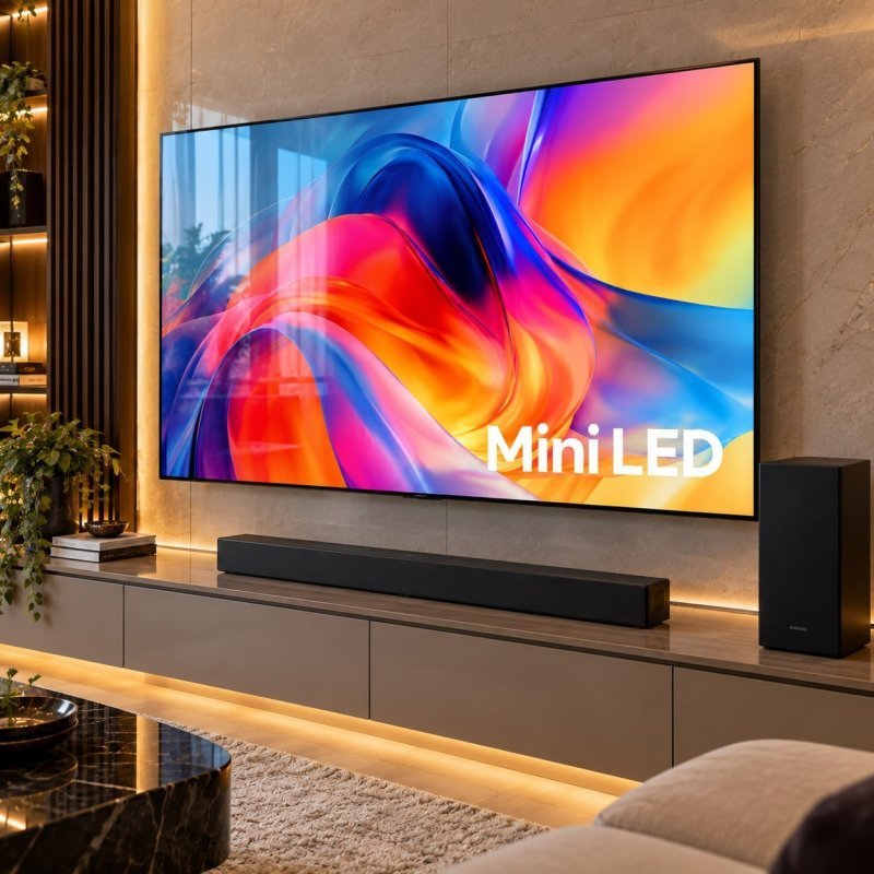 Samsung Smart TV 65" Mini LED 4K M75H + Soundbar Samsung HW-B450F