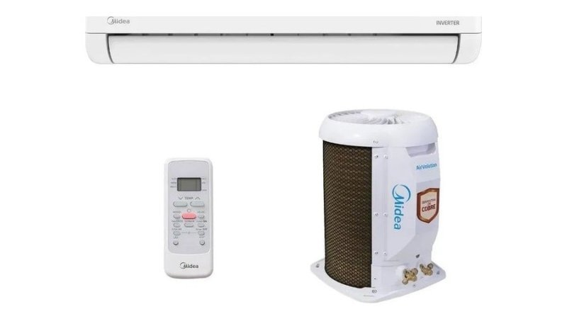 Ar Split Inverter 12000 Midea Airvolution Lite Frio 38Tbvca12m5 42Ebvca12m5