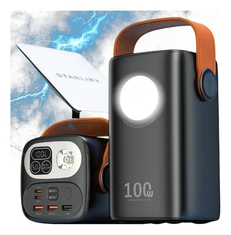 Power Bank 60.000mAh 100W para Starlink Mini