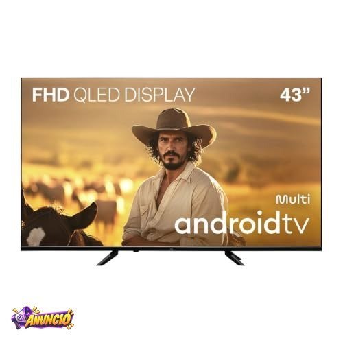 Smart TV Multi 43" QLED Full HD Android - TL066MQ