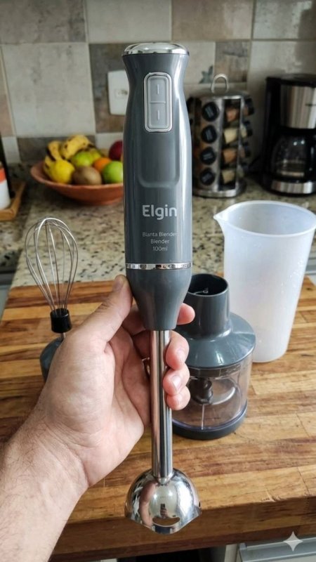 Mixer Power Inox 3 Em 1 600w Elgin Lunar