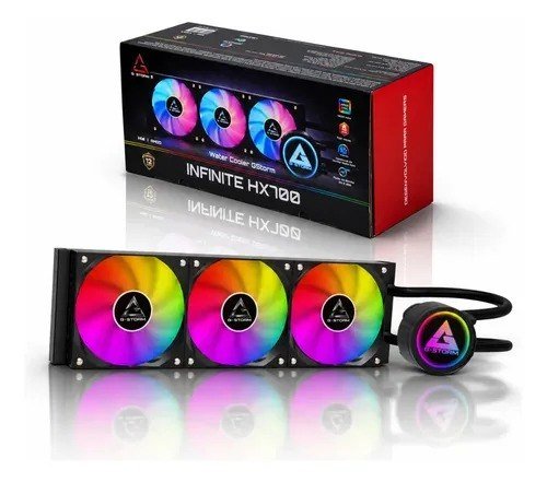 Water Cooler Gstorm Hx700 Argb 360mm 320w Intel Amd Preto