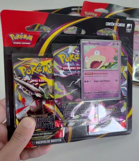 Blister Triplo Pokémon ME05 Escuridão Absoluta + Frete Grátis