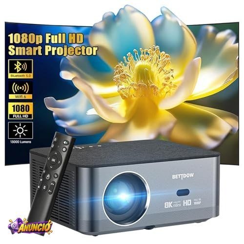 Bettdow Projetor 4k 8k 15000 Lumens Hd 1080p