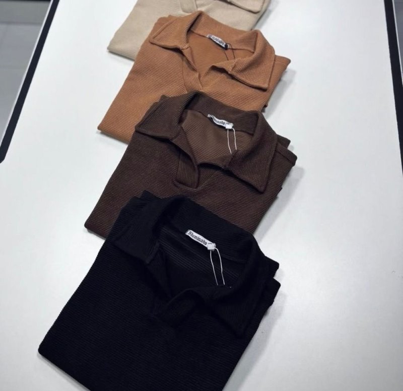 Camisa Camiseta Polo Masculina Texturizada Sem Botão (P ao G3)