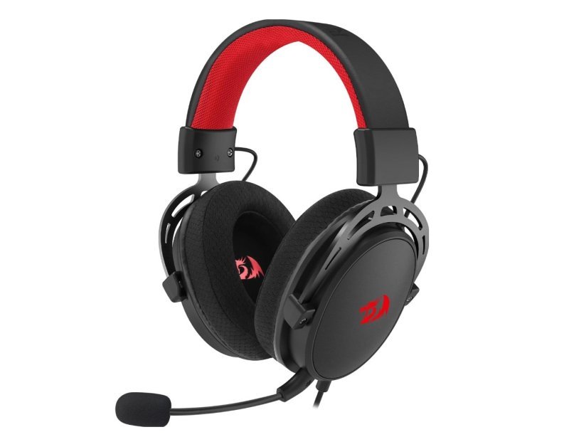 Headset Gamer Redragon Cragblade Preto Drivers 53mm Microfone Removível H541