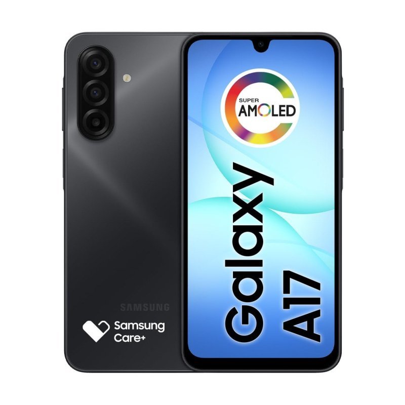 Celular Samsung Galaxy A17, 128GB, 4GB, 50MP Tela 6.7", IP54 - Preto