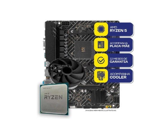 Kit Upgrade Gamer Mcl, Amd Ryzen 5 3400G, A520M