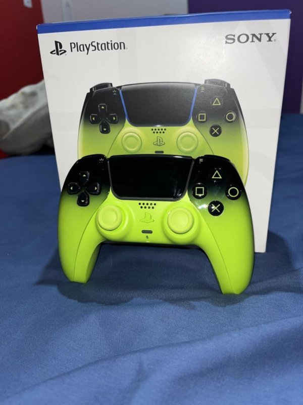 Controle sem fio PlayStation DualSense™ – Remix Green