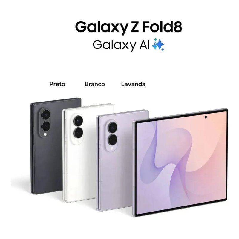 Samsung Galaxy Z Fold8 512GB 12GB RAM Tela 7.6" Preto