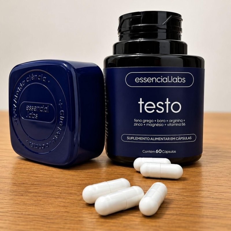 Testo Essencial - Precursor da Testosterona 60caps