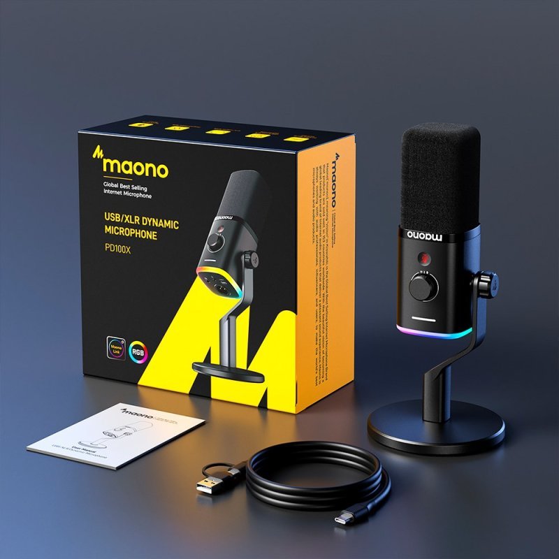 Microfone Dinâmico MAONO PD100X