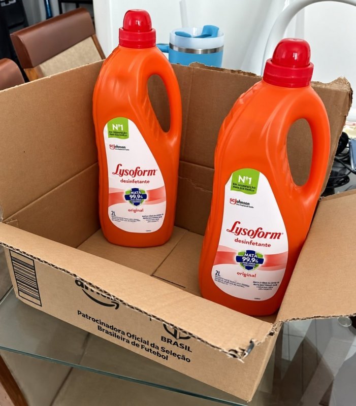 Lysoform Original, Desinfetante Líquido, Limpeza Pesada e Eficiente, 2L