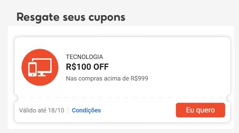 Novos Cupons Shopee Tech