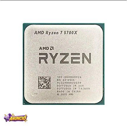 Processador AMD Ryzen 7 5700X, 4.6GHz Max Turbo, Cache 32 MB, AM4 (OEM) 100-000000926