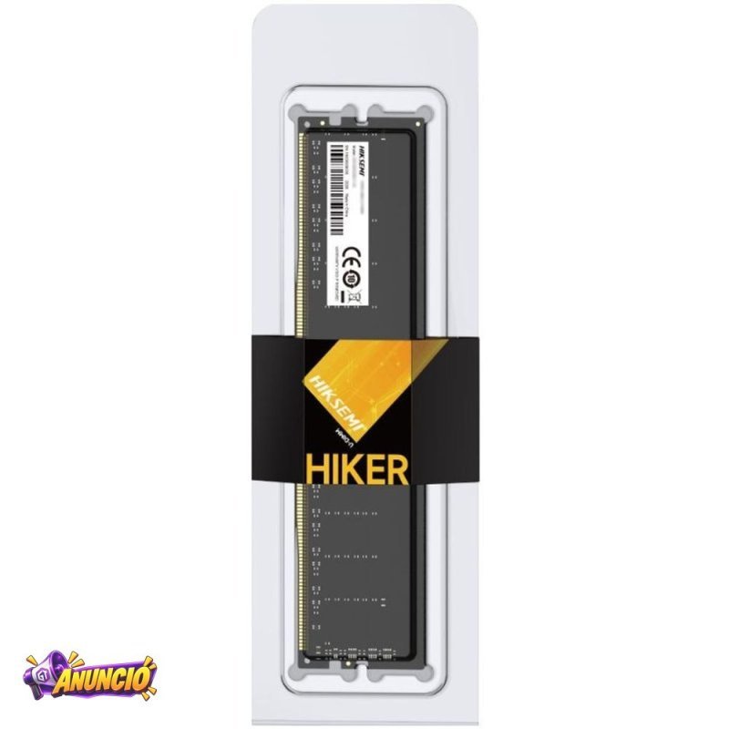 Memória RAM Hiksemi Hiker 8GB DDR4 3200MHz U-DIMM Desktop HSC408U32Z1