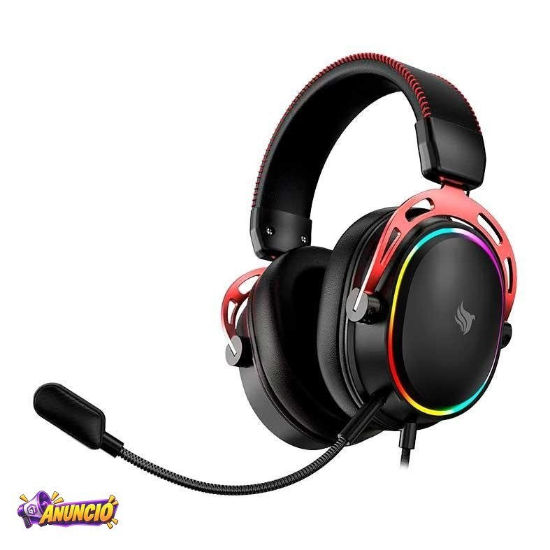 Headset Gamer Pichau Vega Pro 7.1, Drivers 50mm, Preto, PCH-VGAP-BL01