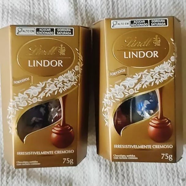 Caixa de Bombons Lindt Lindor Sortidos 75g