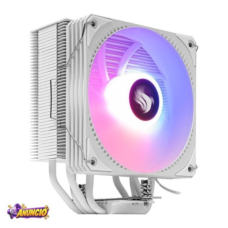 Cooler Para Processador Pichau Sage V2, RGB, 120mm, Branco, PG-SGEWH-RGB-V02